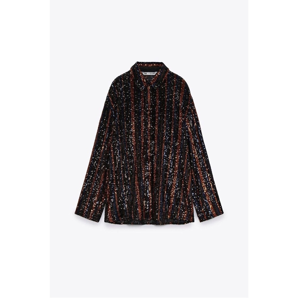 Zara Sequin Shirt